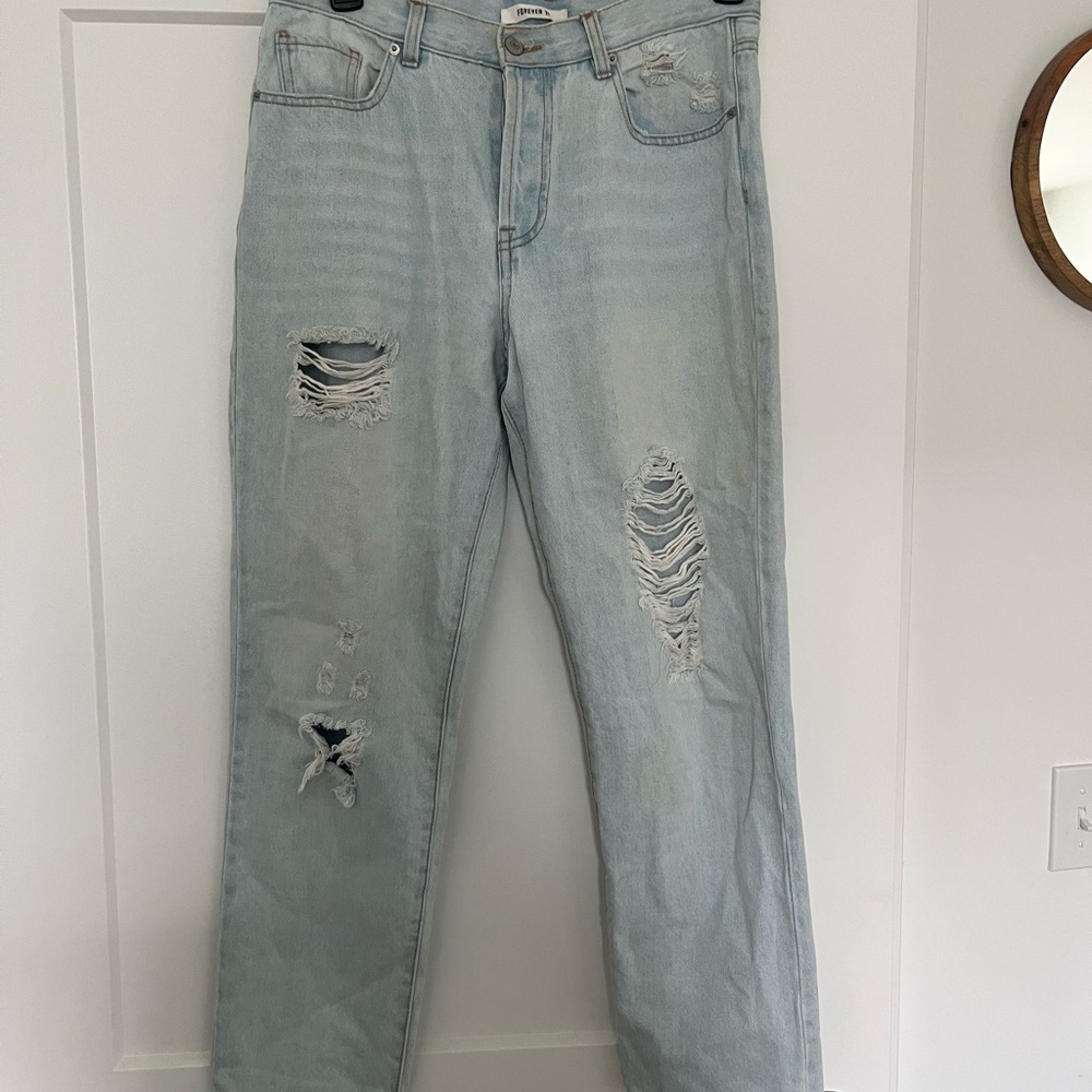 Forever 21 Light Blue Denim Jeans
